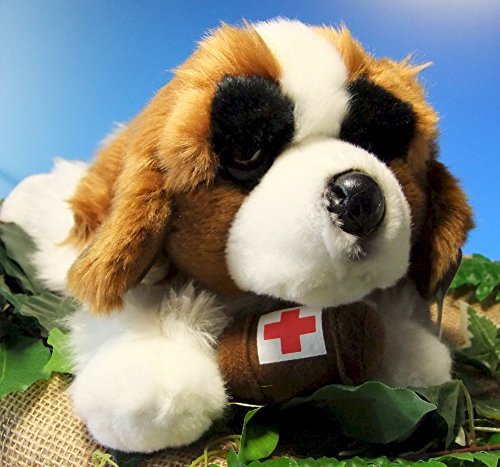 San Bernardo con fässchen tumbado Peluche perro de peluche 40 cm