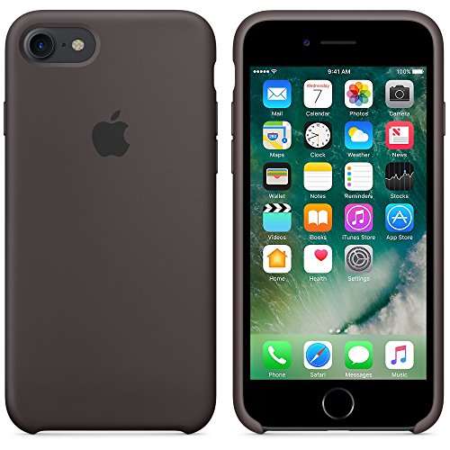 Apple MMX22ZM A - Funda de Silicona iPhone 7  Color marr  n - Silicona