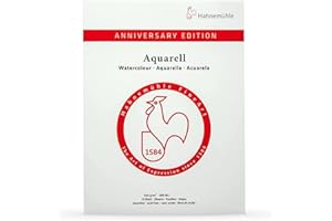 Hahnemühle Bloc de 15 feuilles pour aquarelle - Mat - 425 g/m² - 30 x 40 cm