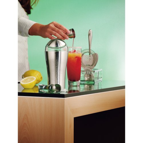 WMF Bar-Set 6-teilig Shaker Barmaß Barsieb Barlöffel Eiszange Präsenter Loft Cromargan Edelstahl rostfrei mattiert - 4