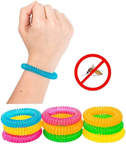 ARK Trading Mosquito Repellent Bracelet 10 PACK - Citronella All Natural DEET Free Anti Insect Bands - KEEP AWAY MIDGES - Our Waterproof Outdoor Bug Repellent Wristbands Are Safe For Children