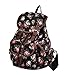 Produktbild Gezu Vintage Rucksack Damen Rucksäcke Retro Druck Schulrucksack für Uni GZ00163 Schwarz