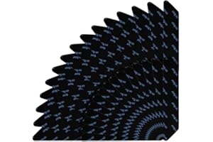 Dalephoric 30 Pezzi Antiscivolo per Tappeti, Tappeto Gripper, Antiscivolo Tappeto, Lavabili e Riutilizzabili, Rug Pads Grippers, Ferma Tappeto per Tappeti, Tappetini, Divani e Moquette, Nero