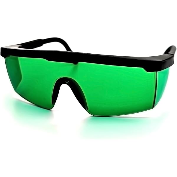 Puedno 4 Stück IPL Schutzbrille 190nm - 2000nm, Laserschutzbrille zum Laser Haarentfernung, UV Lichtschutzbrille für Schönheit HPL/IPL Haarentfernung, 4 Farben (Rot/Grün/Blau/Gelb