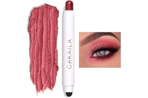 TIMIPOO Crema de sombra de ojos, lápiz de sombra de ojos, barra de maquillaje de ojos mate y brillante, maquillaje fluorescente con sombra de ojos impermeable de larga duración (05#)