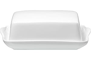 RITZENHOFF & BREKER Portaburro Ritzenhoff 33014 & Breker Snap, 18 x 14 x 7 cm, in porcellana, bianco