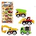 Produktbild Genießen Spielzeug Modelle Fahrzeuge Auto Verkehrsmodelle Baufahrzeuge Kunststoff Spielzeugauto für Kinder ab 3 Jahren 9 Pcs