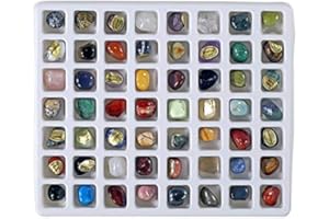 Deutsches Mineralienmuseum Edelsteinset, 56er Set mit verschiedenen Edelsteinen, verschiedene Edelsteine