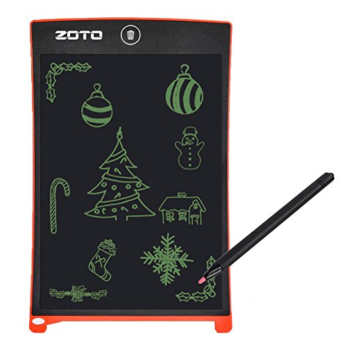 Preisvergleich Produktbild LCD Schreibens-Tablette, ZOTO 8.5 "Magnetisches Zeichnungs-Brett scherzt bewegliche Zeichentabelle, löscht Schreibensbrett für Küche / Mitteilung verlassen / Arithmetisches Protokoll-Brett Bestes eWriter