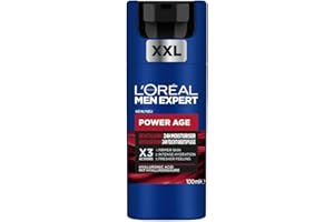 ‎L'ORÉAL MEN EXPERT L'Oréal Men Expert XXL Gesichtspflege gegen Falten für Männer, Anti-Aging Feuchtigkeitscreme für matte Haut, Gesichtscreme für Herren mit Hyaluronsäure, Power Age, [Amazon Exclusive], 1 x 100 ml