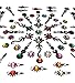 HUGE FESTIVAL BINDI PACK APROX 70 MUTLICOLOURED DIAMANTE BRIDAL TIKKA FANCY DESIGNER TATTOO BODY FACE GEMS JEWELS JEWELLERY ART (NB07)