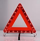 22 LEDs de alta visibilidad LEDWARNING triángulo de señalización luminoso 24 LEDs recargable