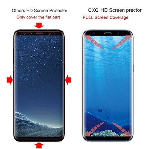 Galaxy S8 Plus Protector de Pantalla CXG Samsung S8 Plus Cristal Templado Full Cobertura Curvados 3D Screen Protector Anti-Rasgu os Film HD Vidrio Templado para Samsung Galaxy S8 Plus-Transparente reviews Galaxy S8 Plus Protector de Pantalla CXG Samsung S8 Plus Cristal Templado Full Cobertura Curvados 3D Screen Protector Anti-Rasgu os Film HD Vidrio Templado para Samsung Galaxy S8 Plus-Transparente