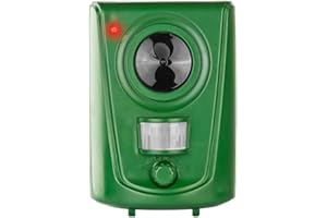 GLB GREEN LEVEL BERLIN Scacciatore per cani con sensore movimenti esterni | Ultrasuoni | Esterno | Escrementi e urine di facciate | Abbaiare cani
