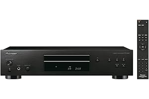 Pioneer PD-30AE(B) Pure Audio CD Player with silent drive (Precision Clock, D/A converter, adjustable headphone output, low vibration sheet steel case with aluminium front) Black