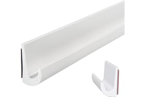 Inscrip Canalones de lluvia J Shape RV, canalones de lluvia en forma de J, PVC, autoadhesivos, para vehículos, camiones, caravanas