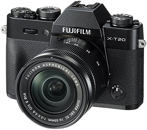 Fuji X-T20 24.3 MP 3-Inch LCD Camera with XC 16 - 50 mm MK II Lens Kit - Black
