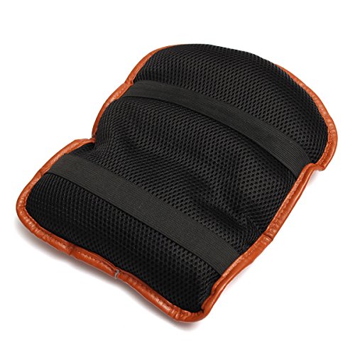 AUDEW Auto Armlehne Auflage Mittelarmlehne Armauflage Pad Aufbewahrungsbox Auflage Braun - 4