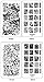 Ejiubas Wonders of Life Style Stamping Plate Double-sided Design Nail Art Image Plate Nail Stamp Collection - Pack of 2