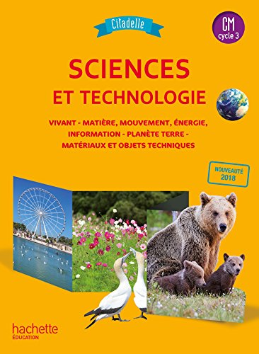 Citadelle Sciences CMLivre élèveEd 2018