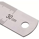Kraf Steel Ruler 30 Cm (inc Size)