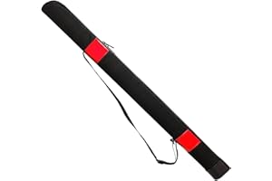 MOUNTTU Fishing Rod Sleeve, 49 Inch Long Fly Rod Case, Oxford Cloth Tube Protective Cover Fishing Bag Ice Case