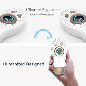Woolala Small Electric Hair Removal Tool Blue-ray Heat Travel Epilator Painless for Face, Hair and Body - Image 4