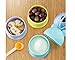 Tofern BPA free Cute Cartoon Frog Shell Portable Baby Infant Feeding Milk Powder &Food Bottle Container 3 Cells Grid Box - Light Color