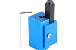 ULTECHNOVO Holz-Eckmeißel-Quadrierwerkzeug zum Schneiden von Quadratischen Vertieften Türscharnieraussparungen Quadratische Einsteckschlitze für Rahmen Kastendeckel Deckeltüren (Blau)