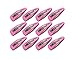 Hair Slides - 4.7cm - 12 Pack - Various Colours - Pink
