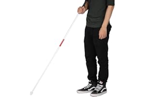 WYTINO Blindenstock Mit Kugel, Gehender Klappstock aus Aluminiummobilität für Männer und Frauen, Senioren für Arthritis und Sehbehinderte, Blinde Menschen