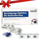 Gratis dazu: schenkfertige Artikel mit Grußkarte, Deko & Kaugummifußbällen