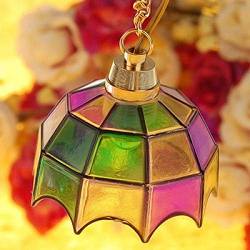 Preisvergleich Produktbild SUOSI Miniatur-Puppenhaus Bunte Deckenlampen-Licht-Droplight