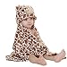 Baby Swaddle Wrap - Feelme Infant Toddler Animal Bathrobe Fleece Towel Blanket with Hooded for Bath Pool Beach Shower Gift - Giraffe