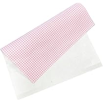 Papier Alimentaire Blanc Imprimé Rose 50x65 Cm - Duplex 60g/m² Ingraissable - Pour Viande, Fromage, Poisson, Charcuterie