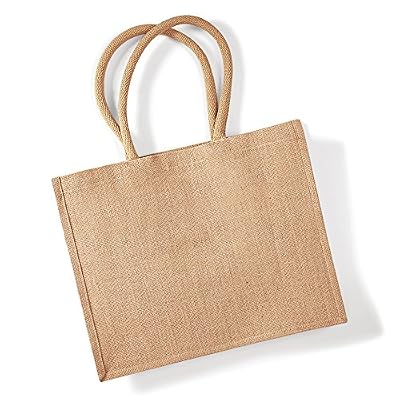 Westford Mill Sac de courses classique en jute Westford Mill - 21 litres (Taille unique) (Naturel)