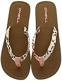 Für den perfekten Sommerlook O\'Neill Damen FW Woven Strap Sandals Riemchensandalen, (Pink AOP W/Green 4960), 39 EU