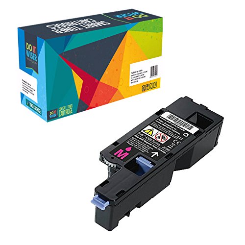 Do it Wiser ® Kompatibel Toner Hohe Kapazität für Dell E525w – 593-BBLN 593-BBLL 593-BBLZ 593-BBLV Kapazität: Schwarz 2000 Seiten – Farben 1400 Seiten (5er Packung) - 4