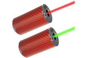 T238-NANO Traceur Airsoft, Mini Traceur en Fibre de Carbone avec Interface de Filetage 14 mm CCW, Adaptateur 14 mm CCW à 11 mm CW, Port de Charge de Type C