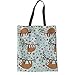 Produktbild HUGS IDEA Floral Sloth Casual Tote Bag Teen Girl Linen Shoulder Bag Hipster College Bag Handbag