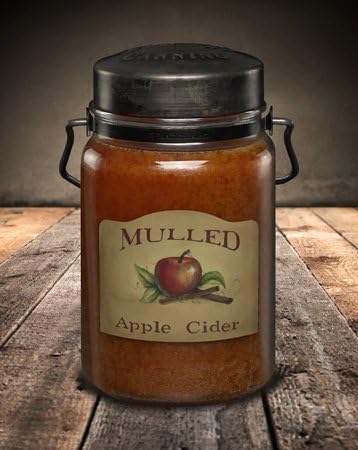 Mulled Apple Cider 26oz Jar Candle by McCalls Candles