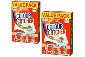 Dylon Colour Catcher Complete Action Laundry Sheets – 2 x 40 sheets