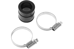 2EXTREME Ansaugstutzen Verbindungsgummi 17-19mm Vergaser, AW=23mm Universal kompatibel für Moped, Mofa, Roller