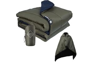 onewind Couverture de Camping de qualité supérieure, légère et Pliable pour la Plage, Le Camping, la randonnée, l'avion et la randonnée, Vert