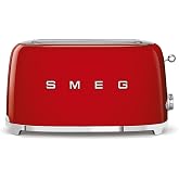 محمصة Smeg TSF02RDEU، حمراء