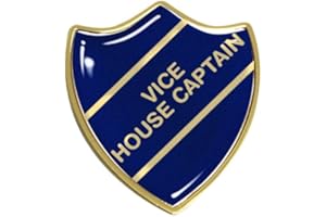CAPRICORNONE Vice House Captain Gel Domed School Shield Badge