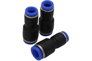 CNCTEC Lot de 3 réductions pneumatiques IQS 6-8/4-6/4-8/6-10/8-10 (8-10 mm)