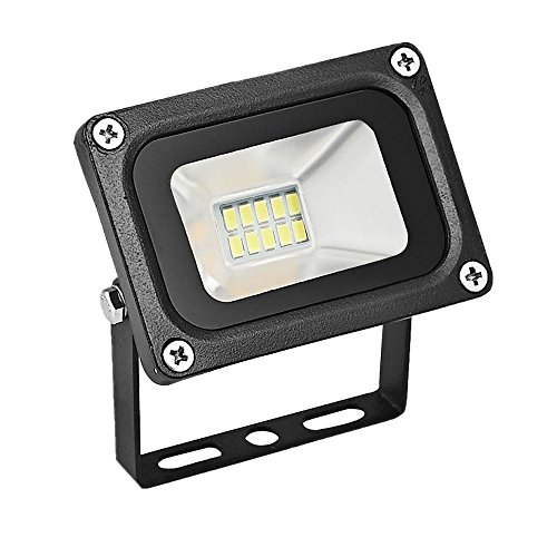 CSHITO Foco LED 10W,720 lm, Impermeable IP65,Foco proyector exterior,Blanco cálido