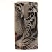 Produktbild LG Spirit 4G Lte C70 / H440 H420 Hülle, Hozor Gemaltes Muster Transparent Kante Silikonhülle Ultra Slim Weich TPU Silikon Kratzfeste Handyhülle Schutz Case Backcover - Tiger