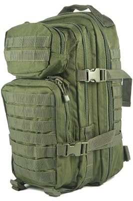 Miltec Camouflage Militaire Armée Sac à dos US assault pack 20L MOLLE Vert